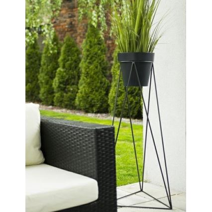 Kukkalaudan jalusta TRIANGL 90x50 cm musta