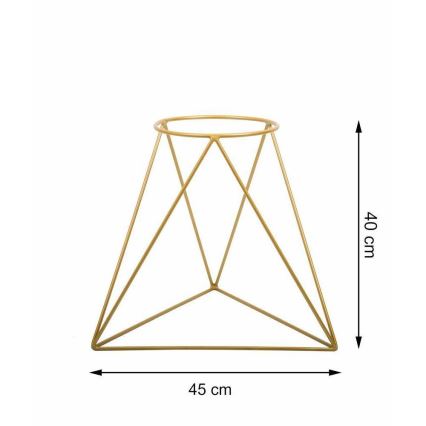 Kukkaruukku teline TRIANGL 40x45 cm kulta