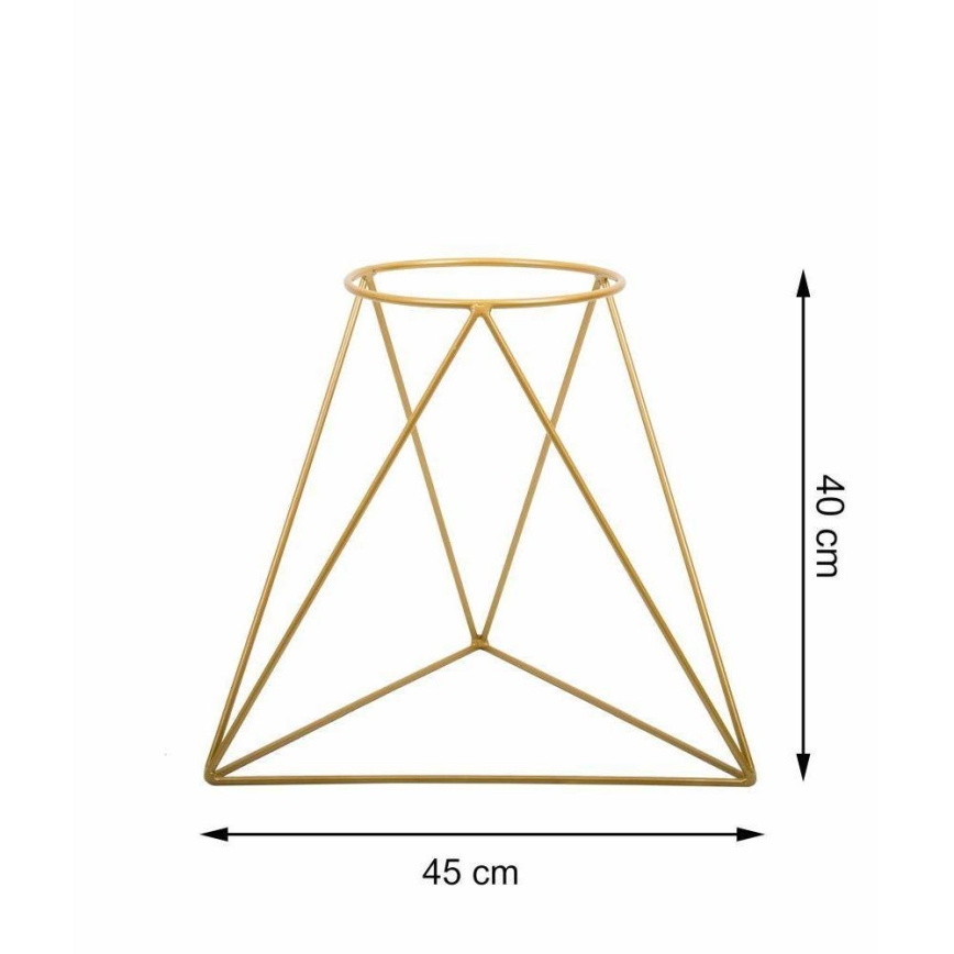 Kukkaruukku teline TRIANGL 40x45 cm kulta