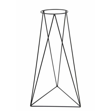 Kukkaruukkuteline TRIANGLE 90x50 cm musta