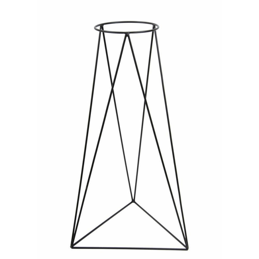 Kukkaruukkuteline TRIANGLE 90x50 cm musta