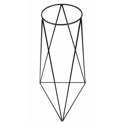 Kukkaruukkuteline TRIANGLE 90x50 cm musta