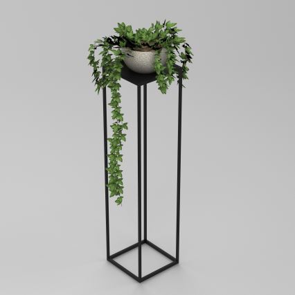 Kukkasteline 100x24 cm musta