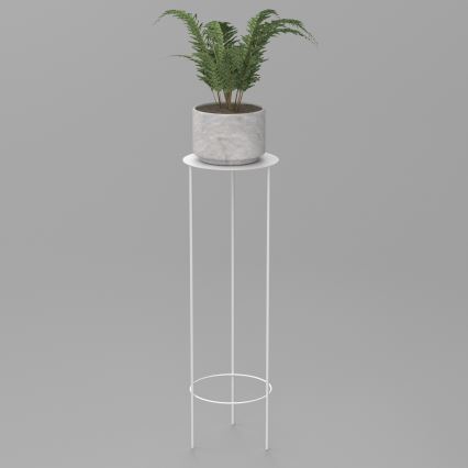 Kukkateline 100x32 cm valkoinen