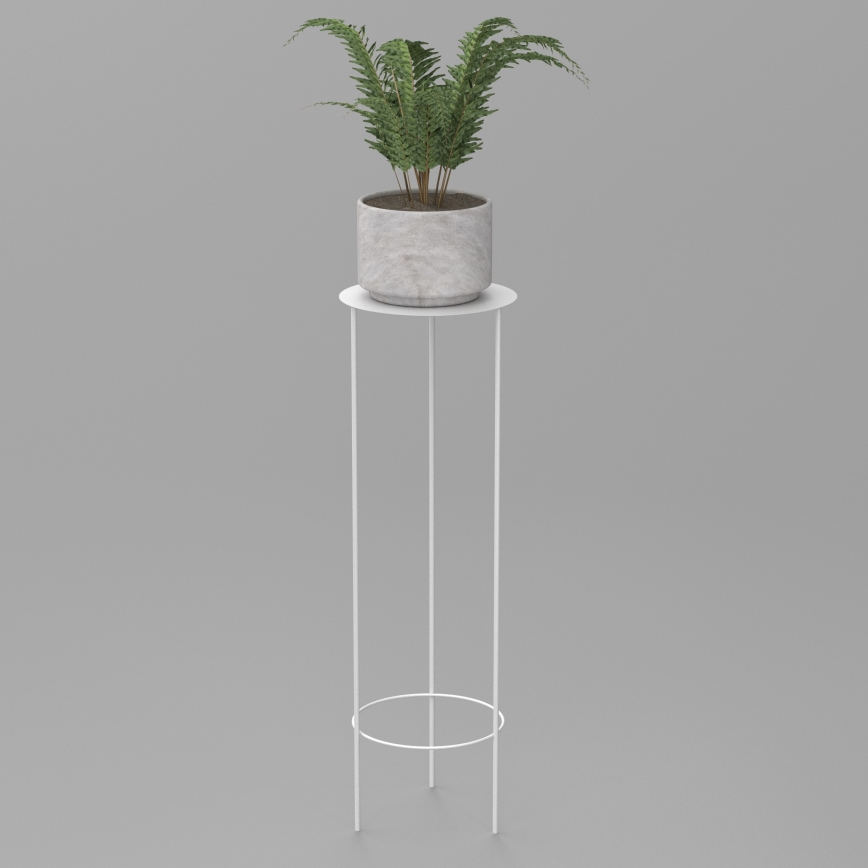 Kukkateline 100x32 cm valkoinen