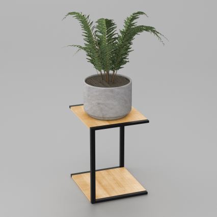 Kukkasteline 40x30x34 cm musta