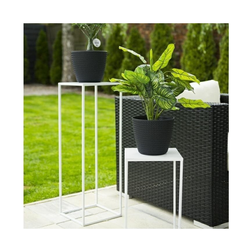 Kukkasteline 70x24 cm valkoinen