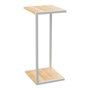Kukkasteline 70x30x34 cm valkoinen