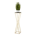 Kukkasteline LOFT 100x24 cm kulta/musta
