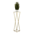 Kukkasteline LOFT 100x24 cm kulta/valkoinen
