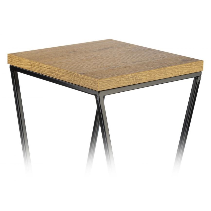 Kukkasteline LOFT 100x24 cm musta/ruskea