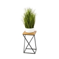 Kukkasteline LOFT 40x24 cm musta/ruskea