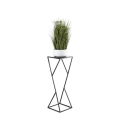 Kukkasteline LOFT 70x23,5 cm musta