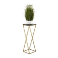 Kukkasteline LOFT 70x24 cm kulta/musta