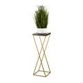 Kukkasteline LOFT 70x24 cm kulta/musta
