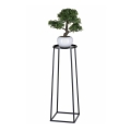 Kukkasteline LOFT 70x24 cm musta