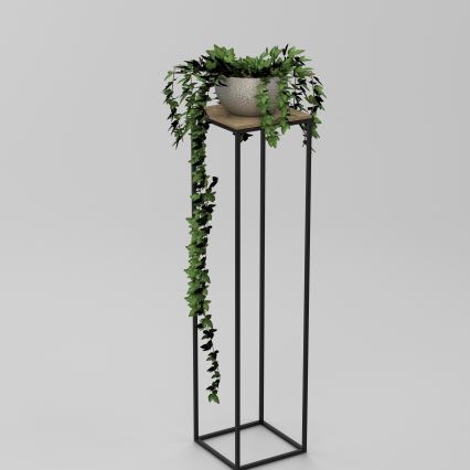 Kukkateline 100x24 cm musta