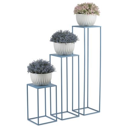 Kukkateline 100x24 cm sininen