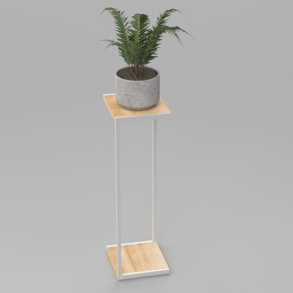 Kukkateline 100x30x34 cm valkoinen