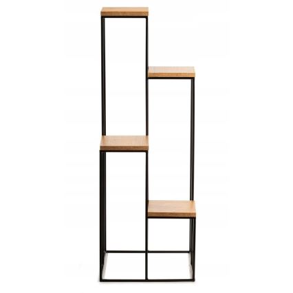 Kukkateline 110x40 cm musta/ruskea