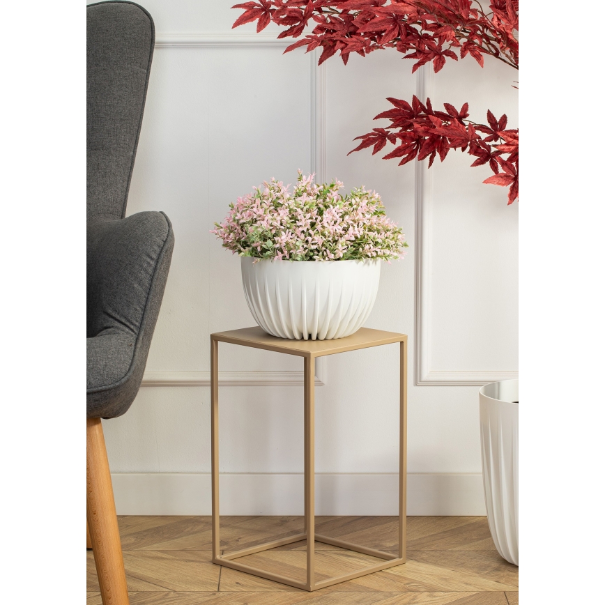 Kukkateline 40x24 cm beige