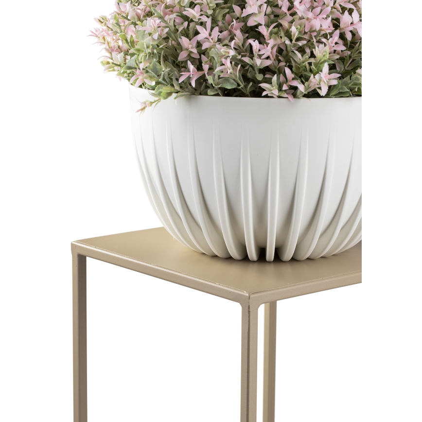 Kukkateline 40x24 cm beige