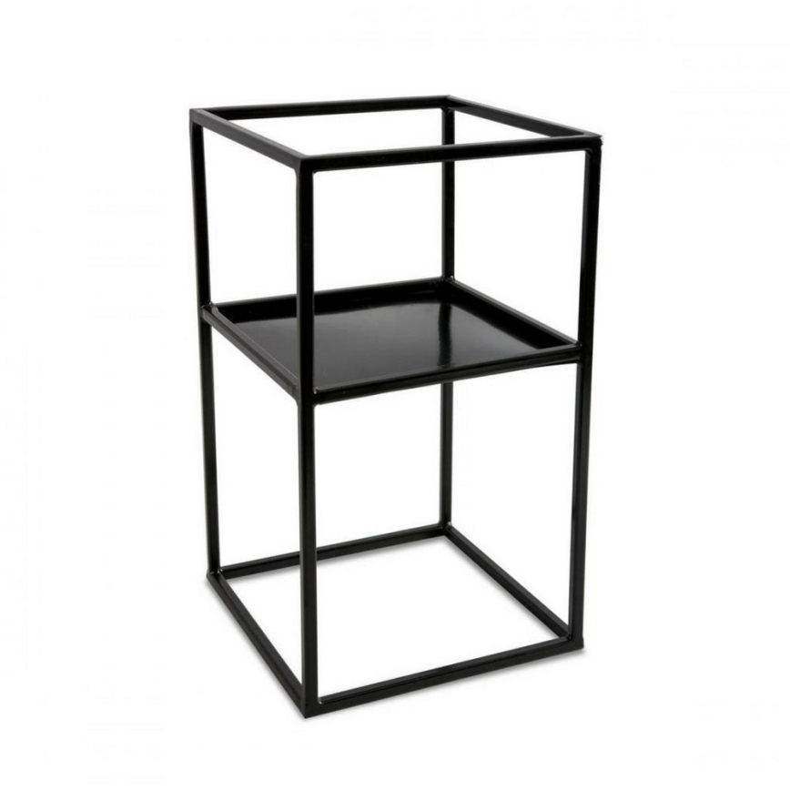 Kukkateline 40x24 musta