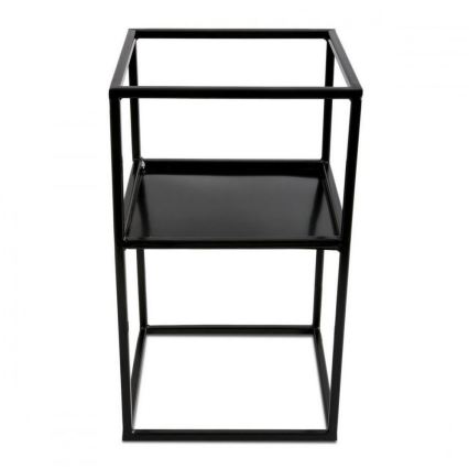 Kukkateline 40x24 musta
