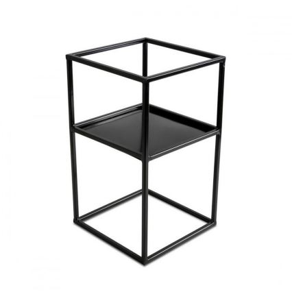 Kukkateline 40x24 musta