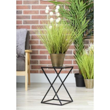 Kukkateline 40x24 musta
