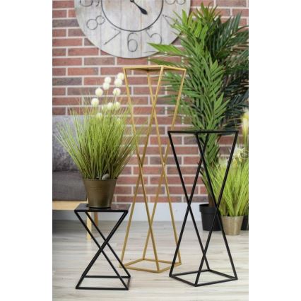 Kukkateline 40x24 musta