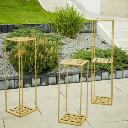 Kukkasteline 60x24 cm kulta