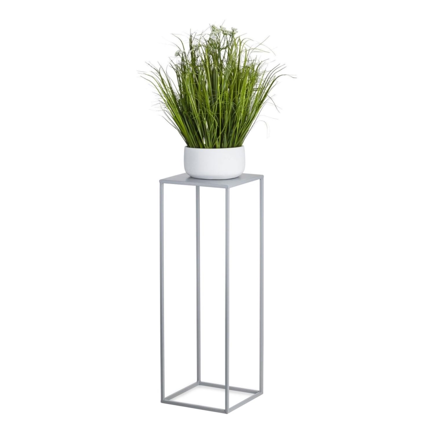 Kukkateline 70x24 cm harmaa