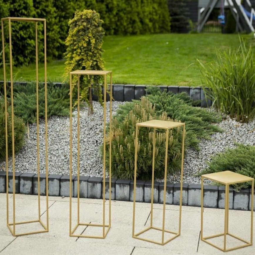 Kukkateline 70x24 cm kulta