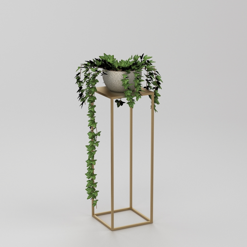 Kukkateline 70x24 cm kulta