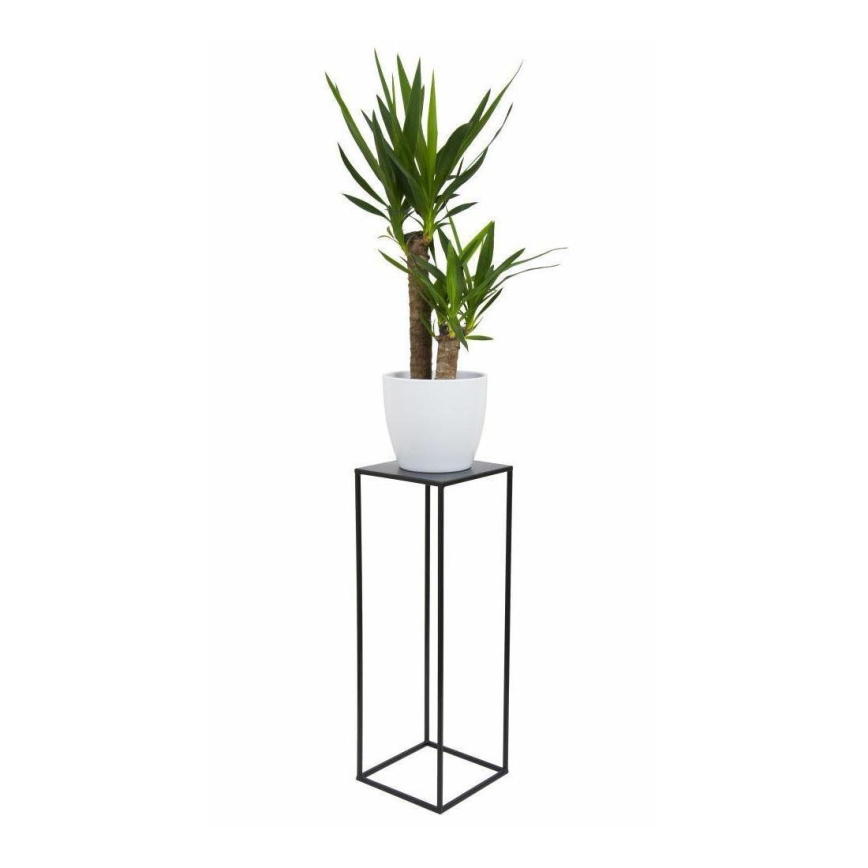 Kukkateline 70x24 cm musta
