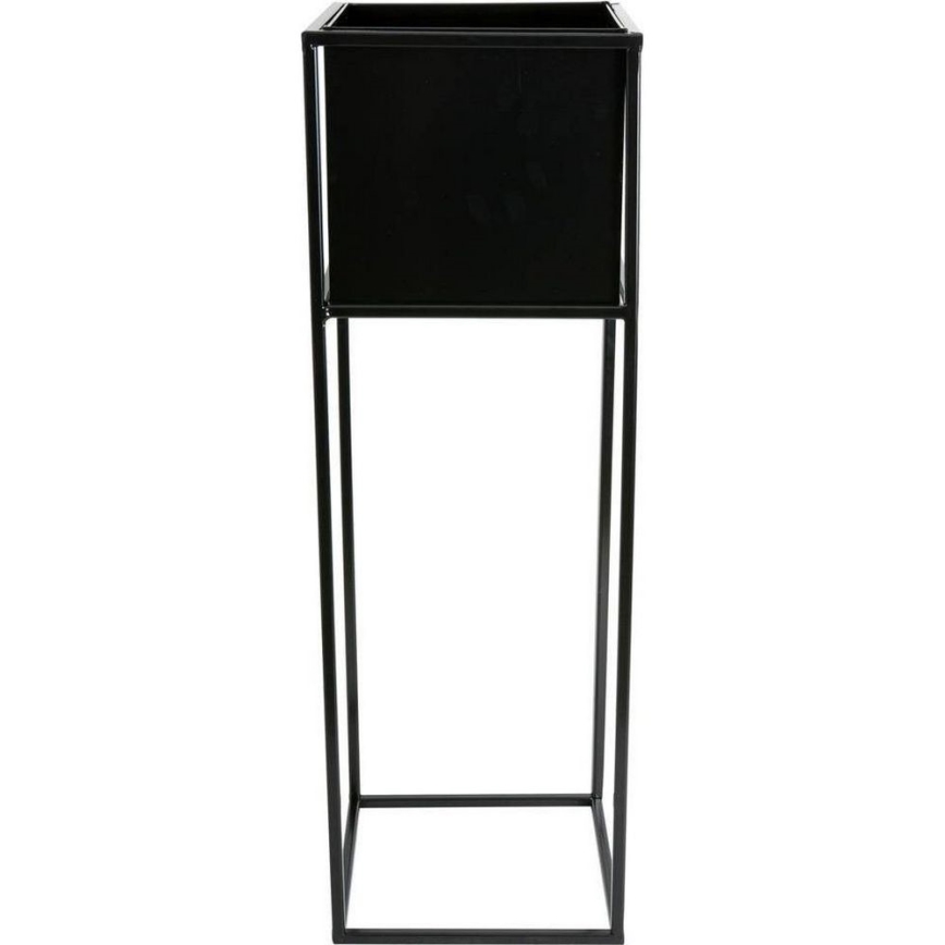 Kukkateline 70x24 cm musta