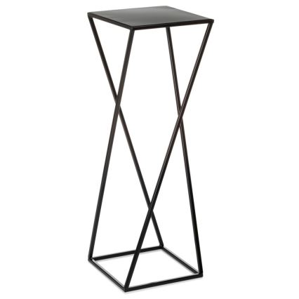 Kukkateline 70x24 cm musta
