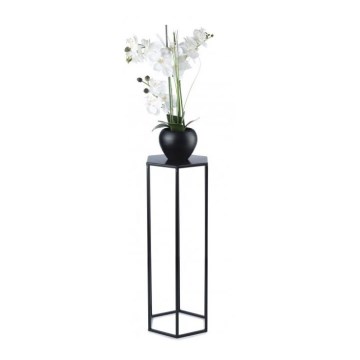 Kukkateline 70x24 cm musta