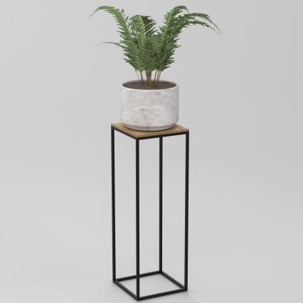 Kukkateline 70x24 cm musta