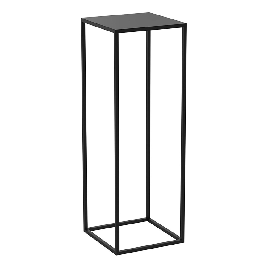 Kukkateline 70x24 cm musta