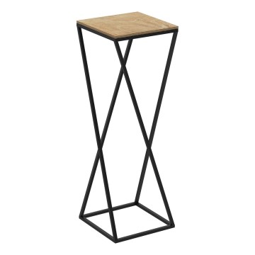Kukkateline 70x24 cm musta