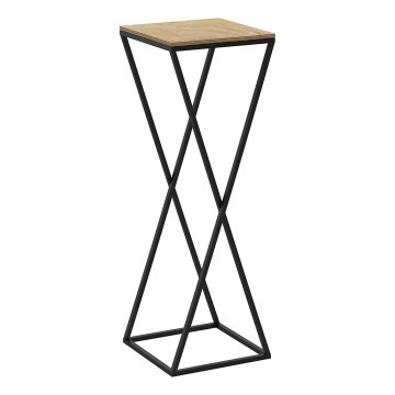 Kukkateline 70x24 cm musta