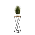 Kukkateline 70x24 cm musta/ruskea