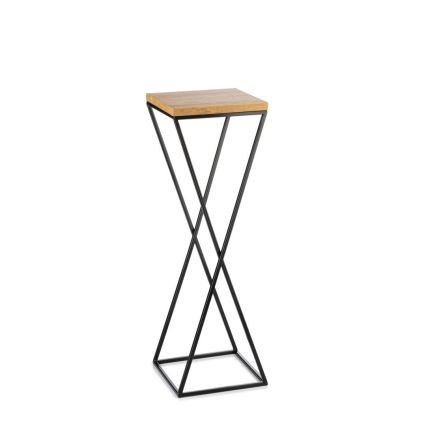 Kukkateline 70x24 cm musta/ruskea