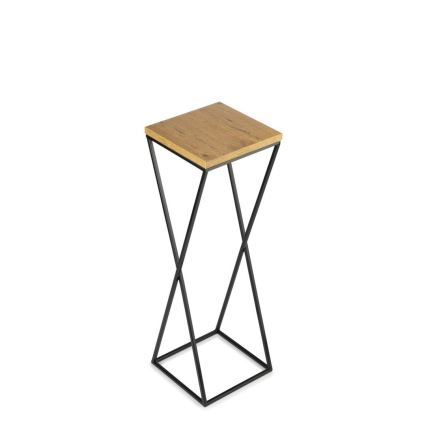 Kukkateline 70x24 cm musta/ruskea
