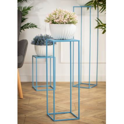 Kukkateline 70x24 cm sininen