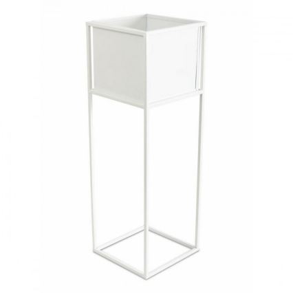 Kukkateline 70x24 cm valkoinen