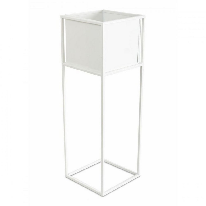 Kukkateline 70x24 cm valkoinen