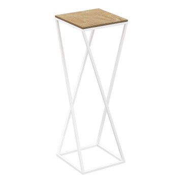 Kukkateline 70x24 cm valkoinen